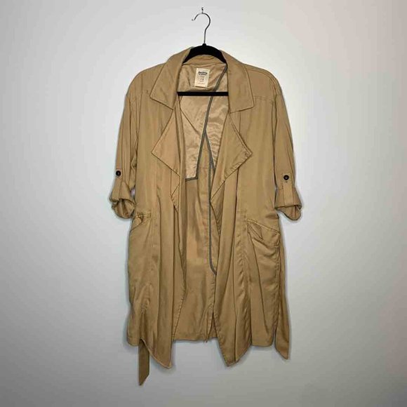 Bershka Long Trenchcoat - Picture 1 of 2